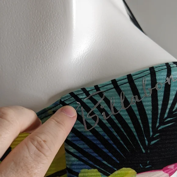 Billabong tropical floral string bikini 6 - Picture 4 of 11